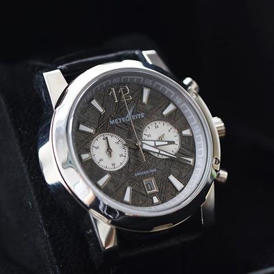 스포츠 스타일 남성 운석 시계 30mm 운석 다이얼 권총
