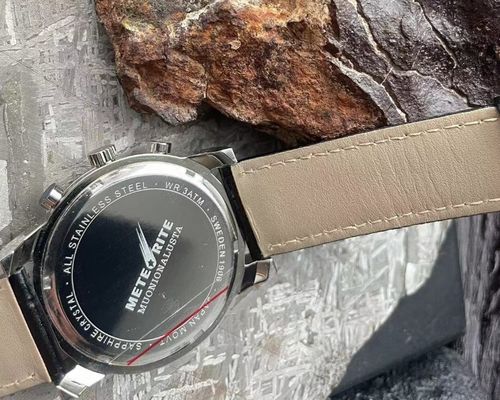 스포츠 스타일 남성 운석 시계 30mm 운석 다이얼 권총